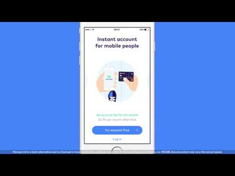 Monese instant banking accounts
