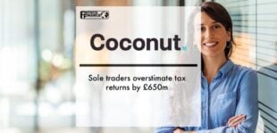 Coconut: Sole traders overstimate tax returns by £650m | Fintech Finance