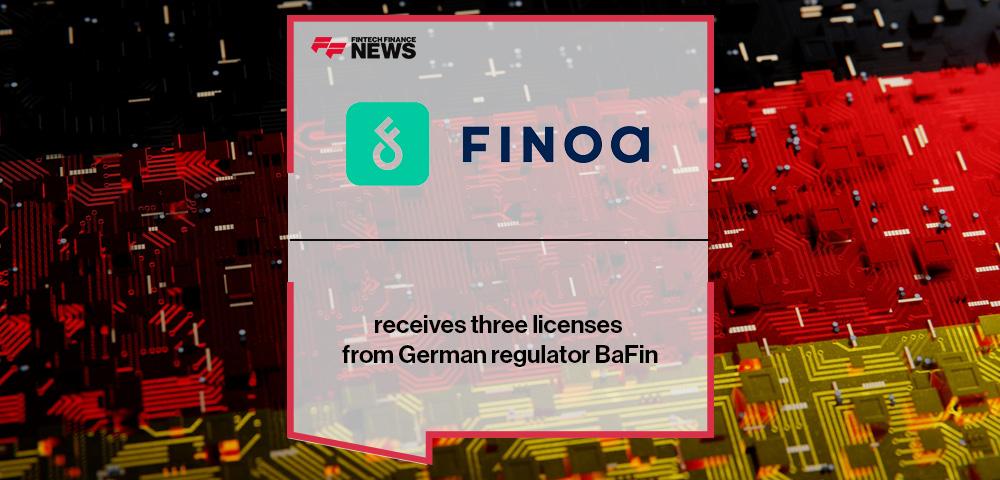 Finoa receives three licenses from German regulator BaFin