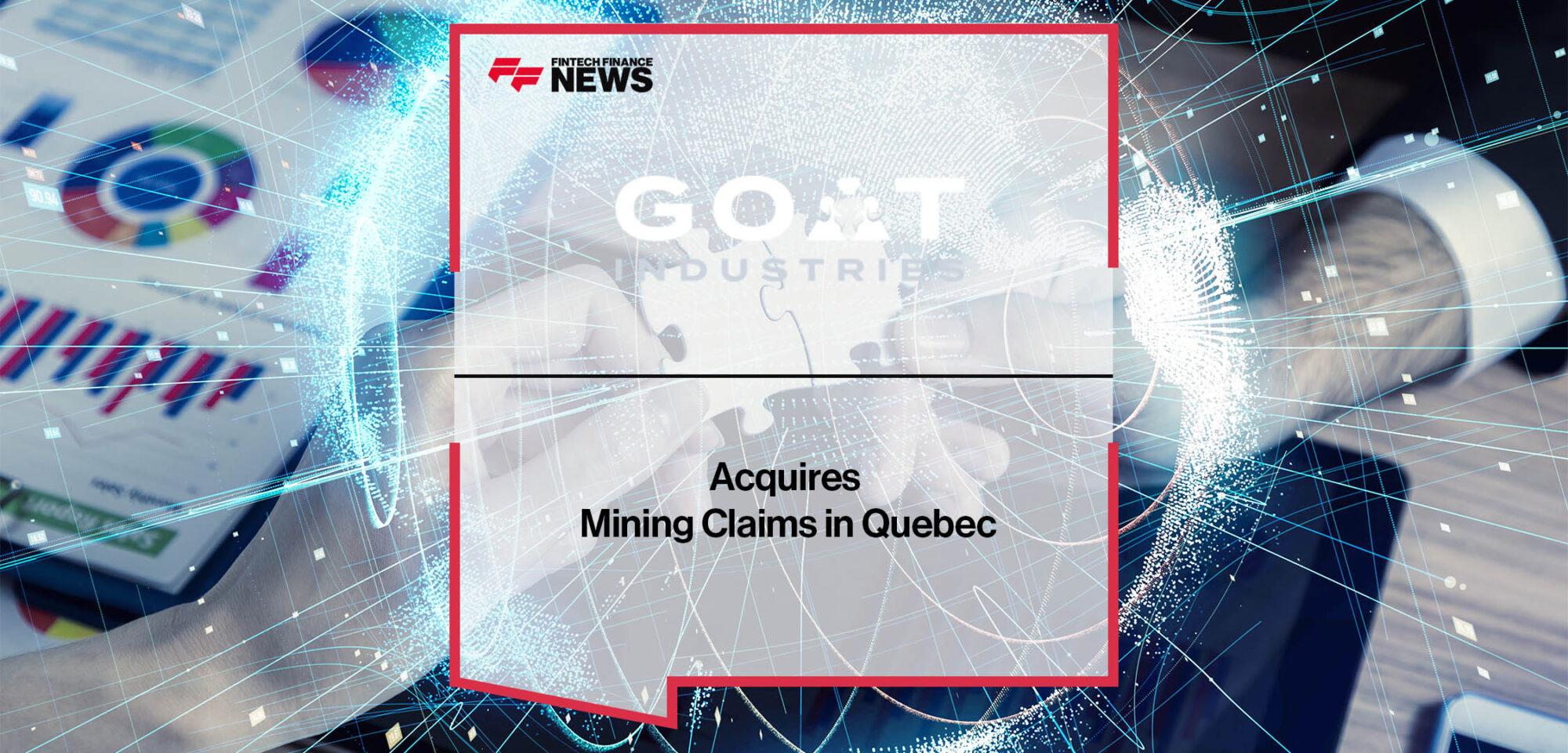 Goat Industries Acquires Mining Claims in Quebec