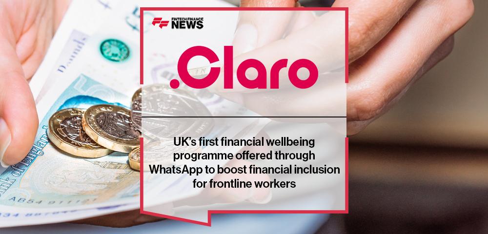 UK’s first financial wellbeing programme offered through WhatsApp to boost financial inclusion for frontline workers