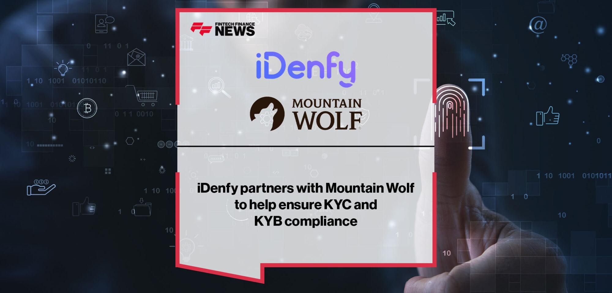 iDenfy partners with Mountain Wolf to help ensure KYC and KYB compliance