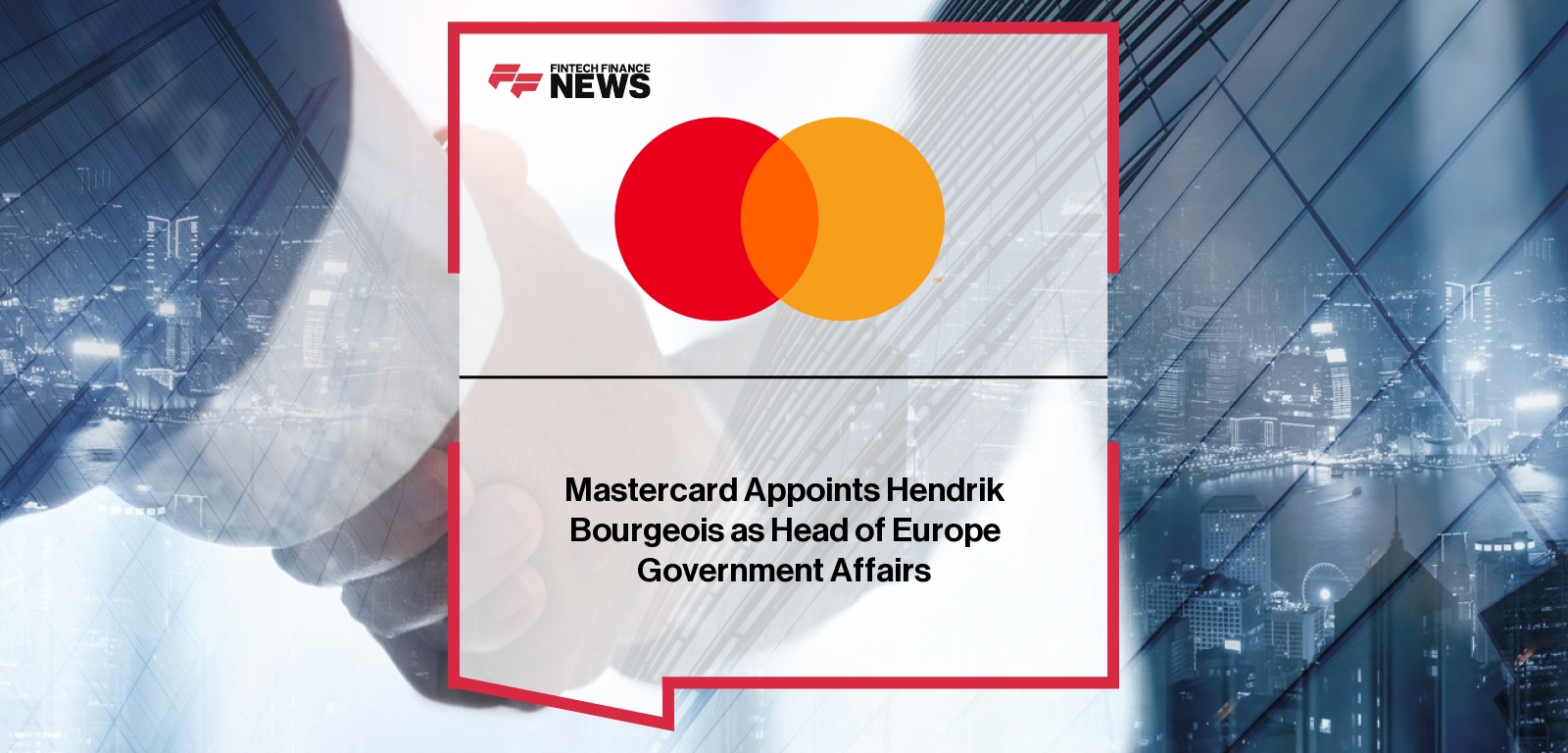 Mastercard Europe government affairs Hendrik Bourgeois