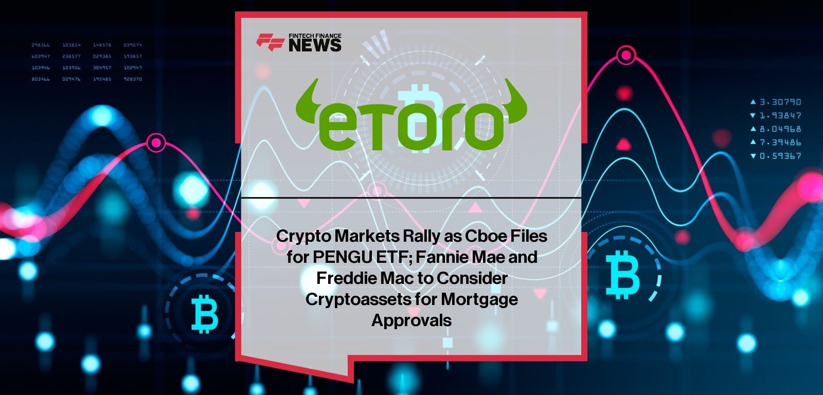 Cboe Pengu ETF Filing – Crypto Market Rally and Mortgage News