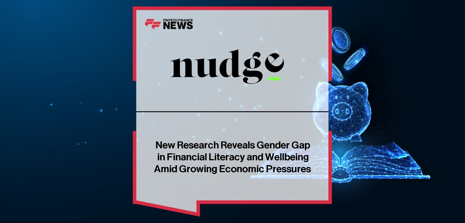 Chart showing gender gap in financial literacy and wellbeing – 2025 research