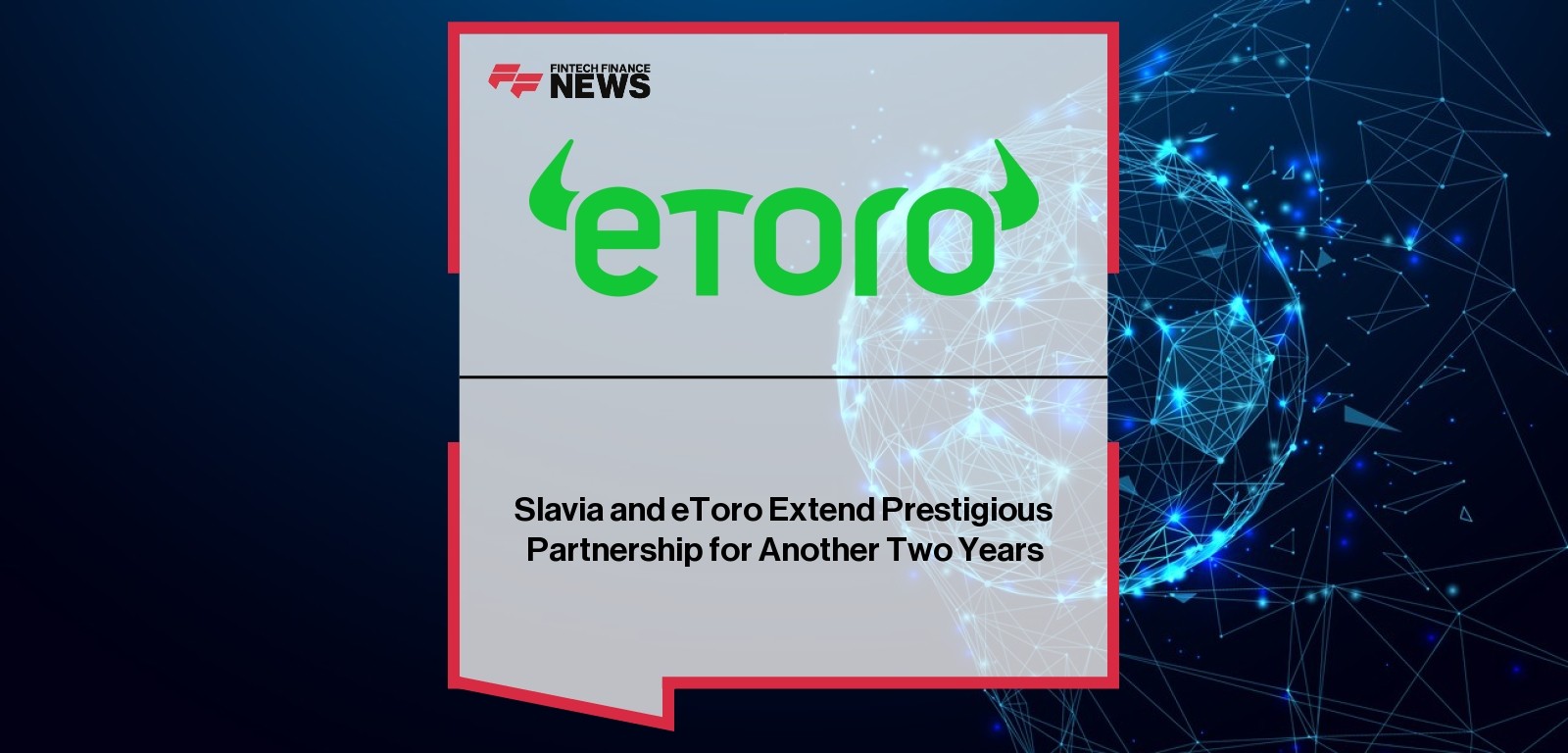 eToro renews Slavia Prague partnership through 2026