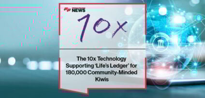 Tom Bentley and Anthony Jenkins of 10x Banking announce partnership with The Co-operative Bank of New Zealand