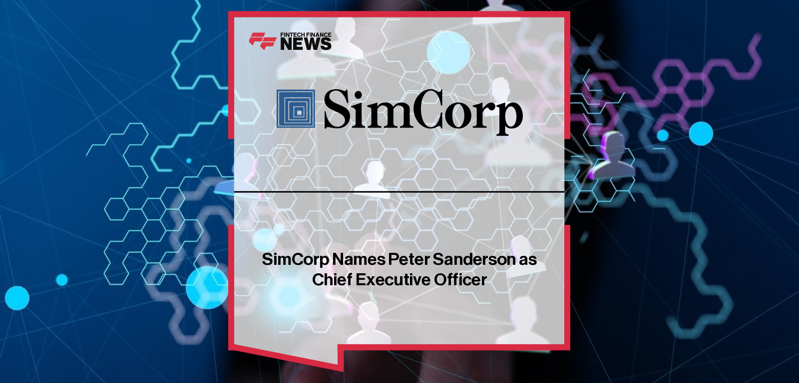 SimCorp Peter Sanderson CEO leadership appointment