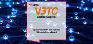 Vaultz Capital appoints blockchain legal expert Adam Vaziri to its Bitcoin Advisory Board.