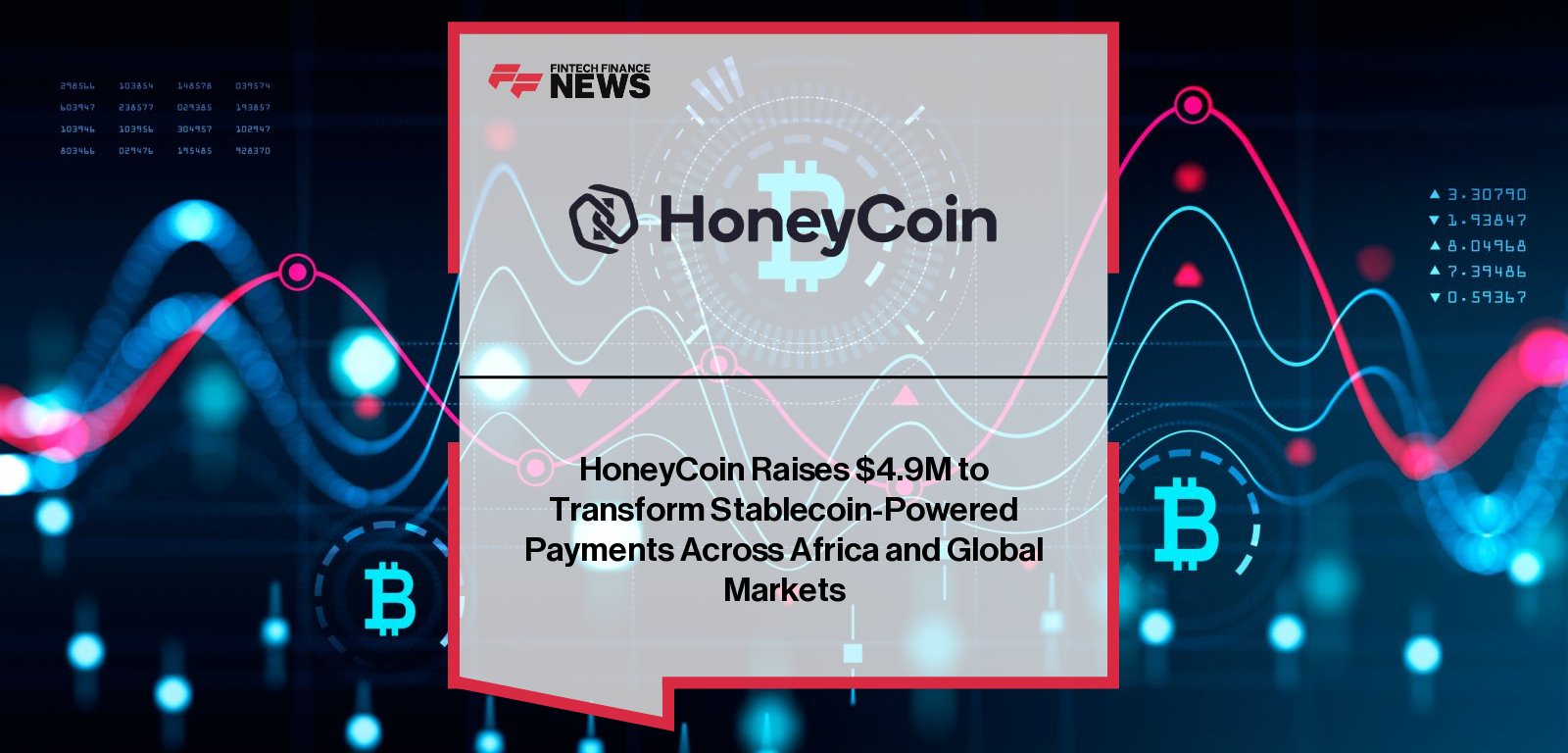 HoneyCoin secures $4.9M to scale blockchain-powered global payments platform.