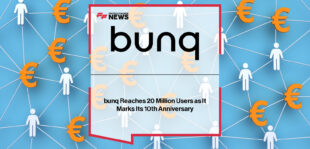 bunq founder and CEO Ali Niknam announces 10-year anniversary milestone of 20 million users and unveils redesigned app with new features at bunq Update 29 in Amsterdam.