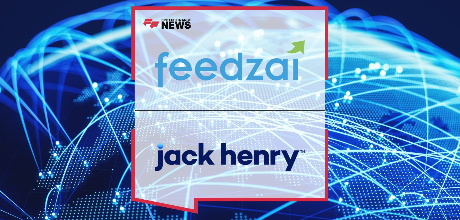 Feedzai Chief Product Officer Pedro Barata and Jack Henry Vice President Matt Riley celebrate winning the 2025 Datos Insights Impact Award for joint AML and fraud monitoring innovation.