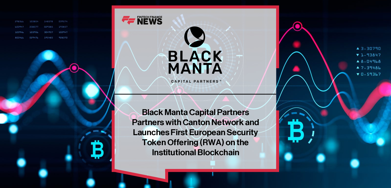 Black Manta Capital Partners issues Europe’s first real estate-backed bond on the Canton Network for BoxDepo, marking a milestone in regulated asset tokenization.