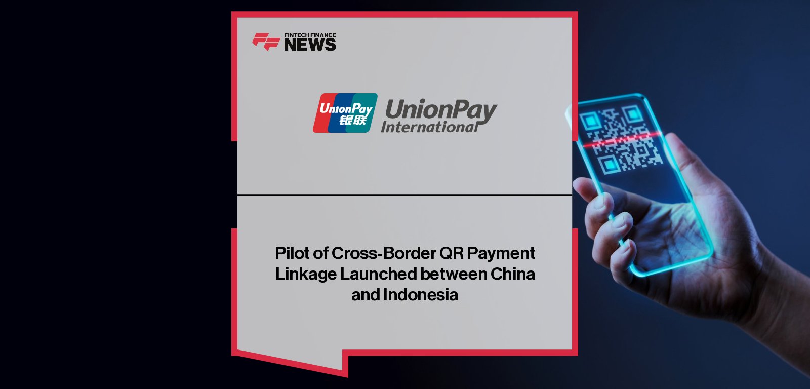 UnionPay International demonstrates cross-border QR payment linkage between China and Indonesia, with pilot users making payments via UnionPay and Alipay apps at QRIS merchants.