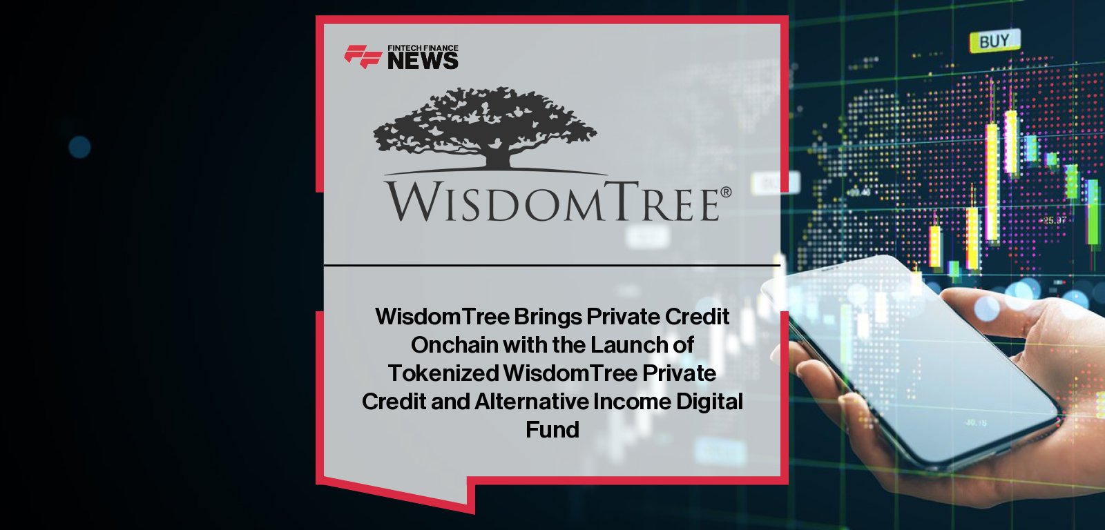 WisdomTree launches CRDT, a tokenized private credit and alternative income digital fund on Ethereum and Stellar, expanding onchain access to alternative investments.