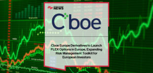 Cboe Europe Derivatives announces launch of FLEX options in Europe at its 2025 Risk Management Conference in Munich, with Iouri Saroukhanov, Matt McFarland, and Rupert Haddon highlighting tailored risk management for institutional investors.