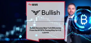 Bullish CEO Tom Farley and President Chris Tyrer announce Bullish US Operations receiving New York State Department of Financial Services BitLicense and Money Transmission License to expand institutional digital asset services.