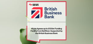 British Business Bank agrees £100m ENABLE Guarantee facility with 4Syte, supported by NatWest, with leaders Michael Strevens, Nick Sellars, and Martin Noakes highlighting expanded invoice finance and asset-based lending for UK SMEs.