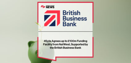 British Business Bank agrees £100m ENABLE Guarantee facility with 4Syte, supported by NatWest, with leaders Michael Strevens, Nick Sellars, and Martin Noakes highlighting expanded invoice finance and asset-based lending for UK SMEs.