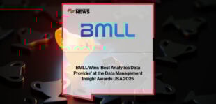 BMLL CEO Paul Humphrey celebrates winning Best Analytics Data Provider at the Data Management Insight Awards USA 2025, recognizing the firm’s expanded global market data and analytics coverage.