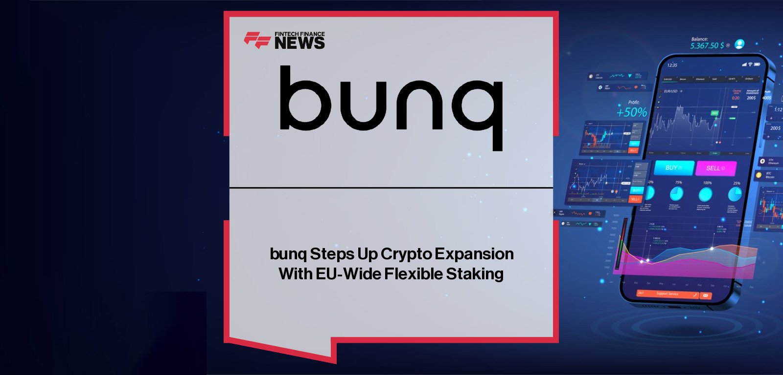 bunq becomes the first European challenger bank to launch flexible crypto staking, letting users earn up to 10% annually on digital assets without lock-up periods.