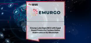 EMURGO Labs CEO Ahmed M. Amer and Pravica CEO Mohamed Abdou announce an MoU to integrate Cardano native stablecoins on the Sui blockchain via S3.Money, enabling cross-chain remittances starting with the UAE–Egypt corridor.