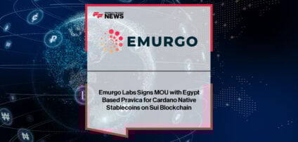 EMURGO Labs CEO Ahmed M. Amer and Pravica CEO Mohamed Abdou announce an MoU to integrate Cardano native stablecoins on the Sui blockchain via S3.Money, enabling cross-chain remittances starting with the UAE–Egypt corridor.