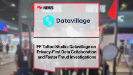 Christophe LeClef of Datavillage speaks at the FF News Tattoo Studio at Sibos 2025 about privacy-first encrypted data collaboration and AI-powered fraud investigation.