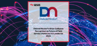 Diebold Nixdorf SVP Service Americas, Brian Gallipeau, recognized in Future of Field Service Stand Out 50 Leaders list 2025 for driving service innovation and operational excellence.