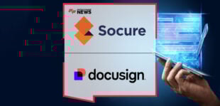 Johnny Ayers, CEO and Founder of Socure, and Mangesh Bhandarkar, Group VP of Product Management at Docusign, announce a global partnership to embed Socure’s AI-powered identity verification into Docusign Identify for secure, frictionless e-signatures.