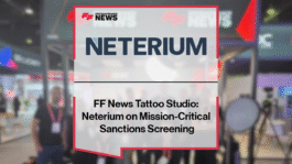 Pascal Aerens, Co-Founder of Neterium, speaks at the FF News Tattoo Studio at Sibos 2025 about AI-powered real-time sanctions screening and mission-critical payment protection.