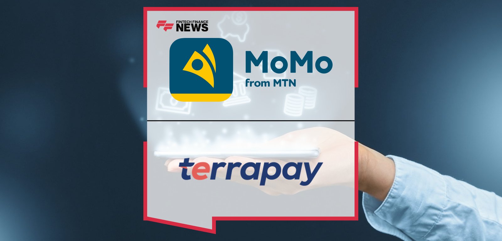 MoMo Rwanda CEO Chantal Kagame and TerraPay VP Willie Kanyeki announce a new partnership enabling Rwandans to receive international remittances directly into MoMo wallets from more than 200 countries and territories.