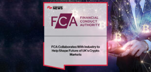 Eunice CEO Yi Luo and FCA Head of Innovation Colin Payne collaborate as the FCA admits RegTech platform Eunice into its Regulatory Sandbox to test industry-led crypto disclosure templates with firms including Coinbase, Crypto.com, and Kraken.