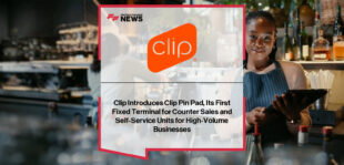 Fernando Gómez Rayón of Clip unveils the new Clip Pin Pad, a fixed terminal integrating directly with business POS systems to streamline payments for medium and large enterprises across Mexico.