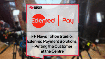 Karine Martinez of Edenred Payment Solutions discusses customer-centric culture and innovation at the FF News Tattoo Studio during Fintech Talents Festival 2025.