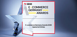 E-commerce Germany Awards 2026 announced by E-commerce Berlin Expo, featuring jury members from Jack Wolfskin, OMIO, C&A, camel active, KoRo, home24 and MediaMarkt, offering category winners prizes worth €10,000.