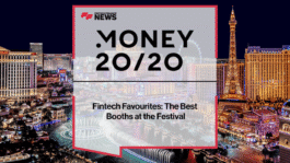 Fintech professionals explore creative and entertaining booths, including food, games, and lounges, during Money20/20 USA 2025.