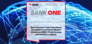 Bank One wins international awards for Best SME Bank and Best Private Bank in Mauritius, and Best Custodian Bank in the Indian Ocean.