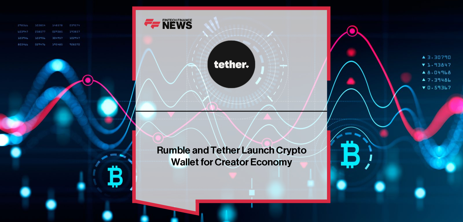 Rumble Inc. launches Rumble Wallet with Tether, enabling crypto tipping using Bitcoin, USDT and Tether Gold for creators.