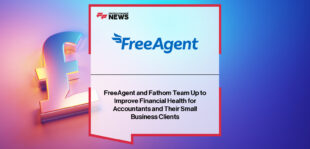Stewart Hurd of FreeAgent and Darren Glanville of Fathom announcing a new partnership to integrate accounting, reporting, and financial forecasting tools for UK SMEs and accountants.
