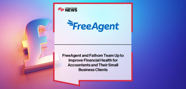 Stewart Hurd of FreeAgent and Darren Glanville of Fathom announcing a new partnership to integrate accounting, reporting, and financial forecasting tools for UK SMEs and accountants.