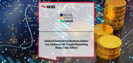 London Digital Assets Forum 3 announcement highlighting speakers from BlackRock, J.P. Morgan, Stripe, Mastercard, Deus X Capital, and Aave discussing UK digital asset regulation.