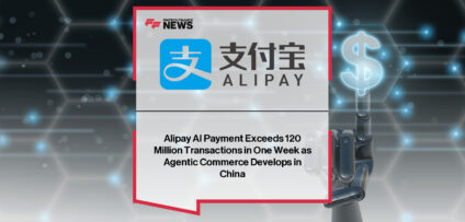 Alipay reports over 120 million weekly AI Pay transactions, highlighting partnerships with Rokid, Alibaba, and Luckin Coffee in agentic commerce.