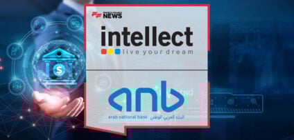 Arab National Bank executives and Intellect Design Arena leaders announce the implementation of the eMACH.ai digital transaction banking platform in Saudi Arabia.