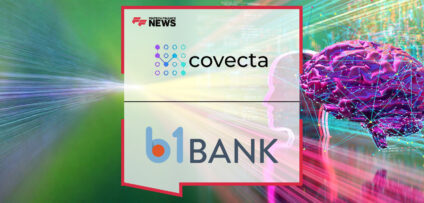 Jude Melville and Scott Wilson announce an agentic AI partnership between b1BANK and Covecta to automate deposit and loan operations.