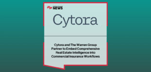 Juan de Castro of Cytora and David Lovins of The Warren Group announcing a strategic partnership to integrate real estate intelligence into commercial insurance underwriting.