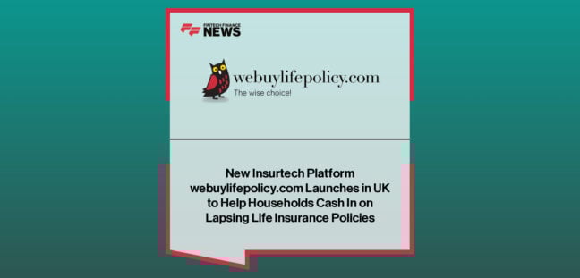 Pembridge Life launches webuylifepolicy.com as UK platform enabling policyholders to sell term life insurance instead of letting policies lapse, led by founder Devam Sukhija.