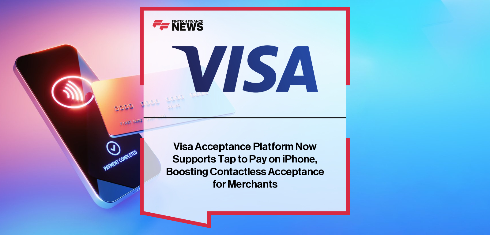 Visa enables Tap to Pay on iPhone through its Acceptance Platform, allowing merchants to accept contactless payments directly on iOS devices.