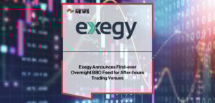 Arnaud Derasse of Exegy announces overnight consolidated market data feed with Blue Ocean ATS, Bruce ATS, and MOON ATS.