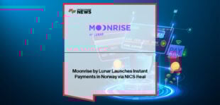 Moonrise digital payments dashboard showing real-time Norwegian Krone transfers connected to NICS Real and Nordic instant payment rails.